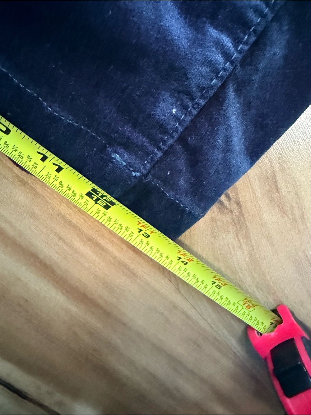 Anthropologie Pilcro Pull-On Retro Flare Velvet Jeans Teal Green Blue Size 29 - Picture 4 of 9